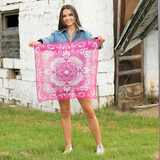 Unisex - Western Bandana - Bonita (Pink)