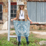 Unisex - Western Bandana - Bonita (Chambray)