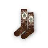 Bucking Brown Performance Socks