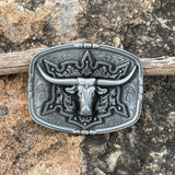 Belt Buckle - Bull Head