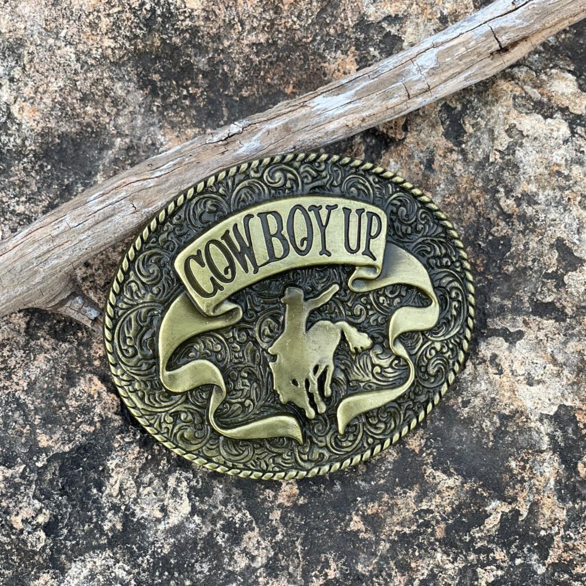 Belt Buckle - Cowboy Up