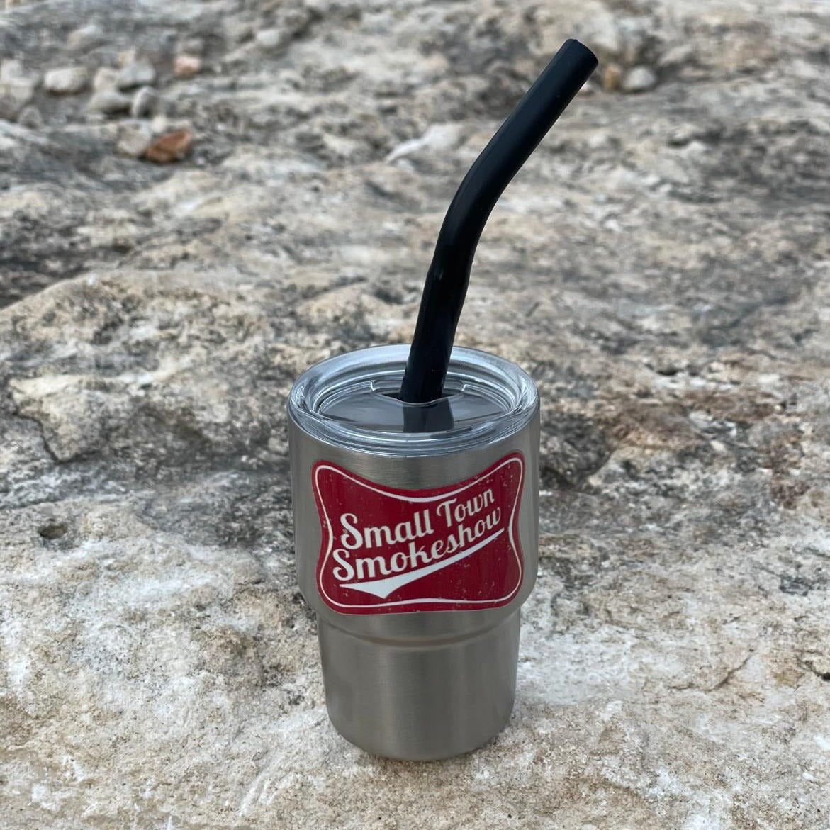 Western-Inspired Fun 3oz Insulated Mini Shot Tumbler - Small Town Smokeshow