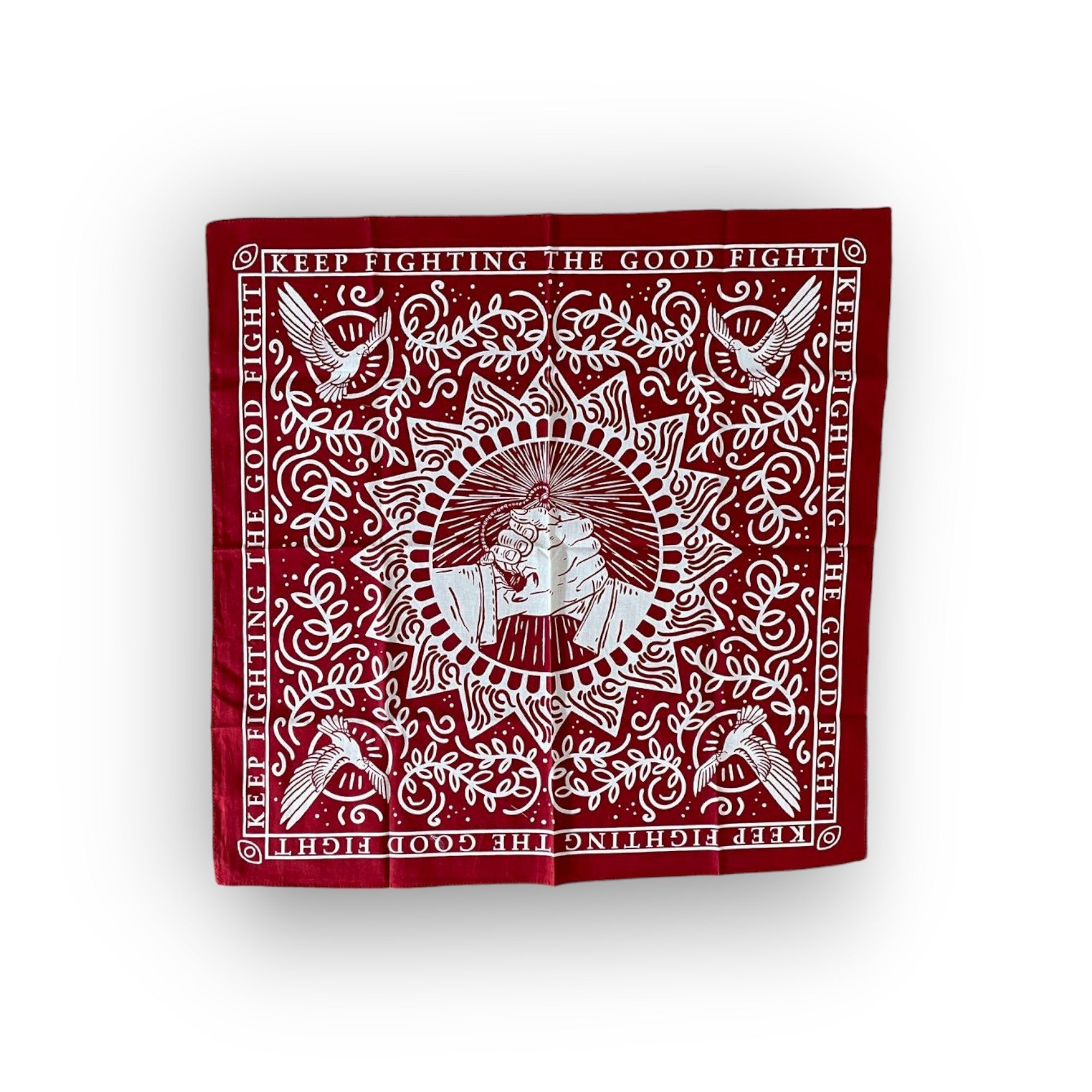 Unisex - Western Bandana - Fight The Good Fight