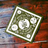 Unisex - Western Bandana - Dead or Alive (Olive)