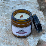 4oz Natural Beeswax Candle - Oud Patchouli and Resins