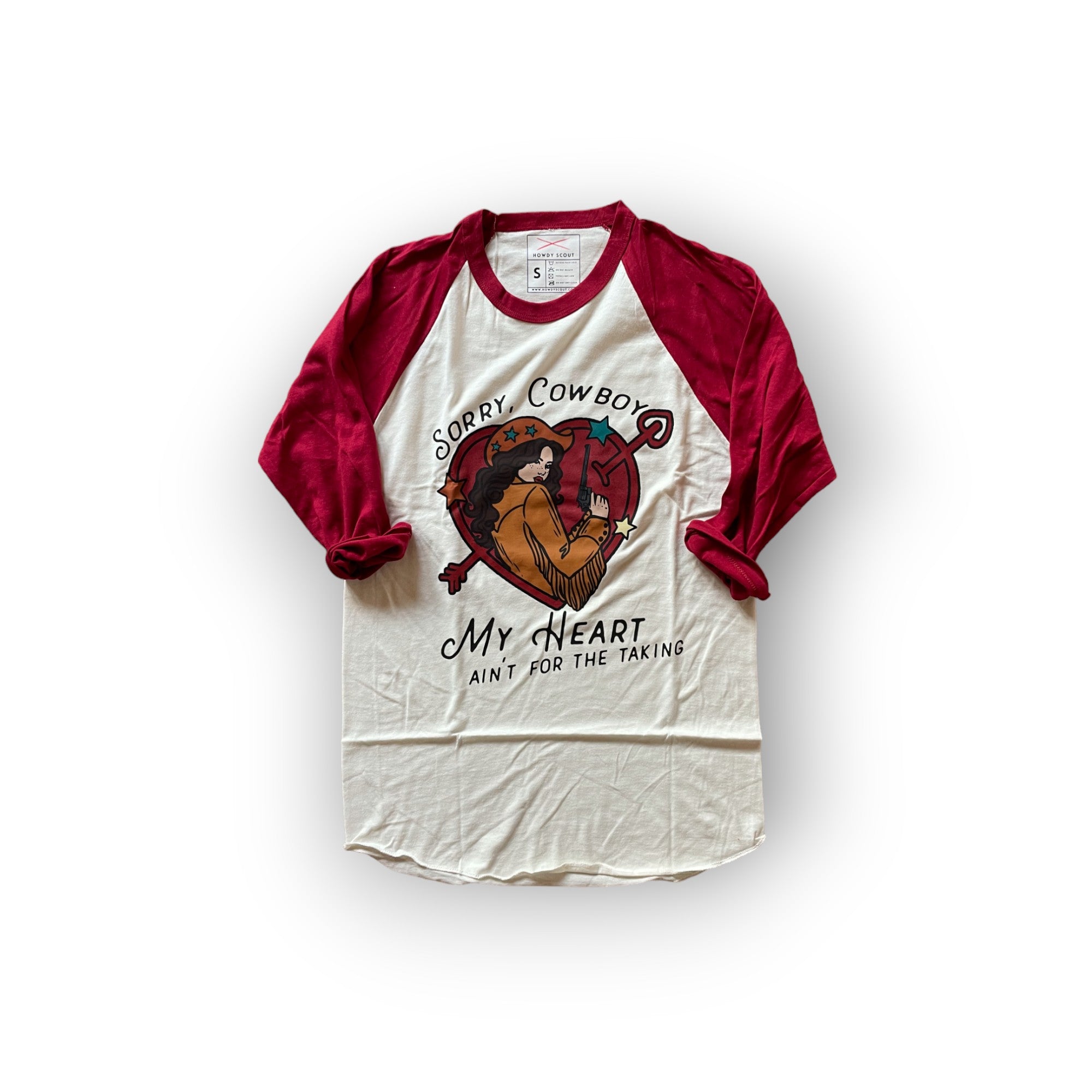 Womens Raglan- Sorry Cowboy