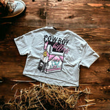 Womens Cropped Tee - Cowboy Killers