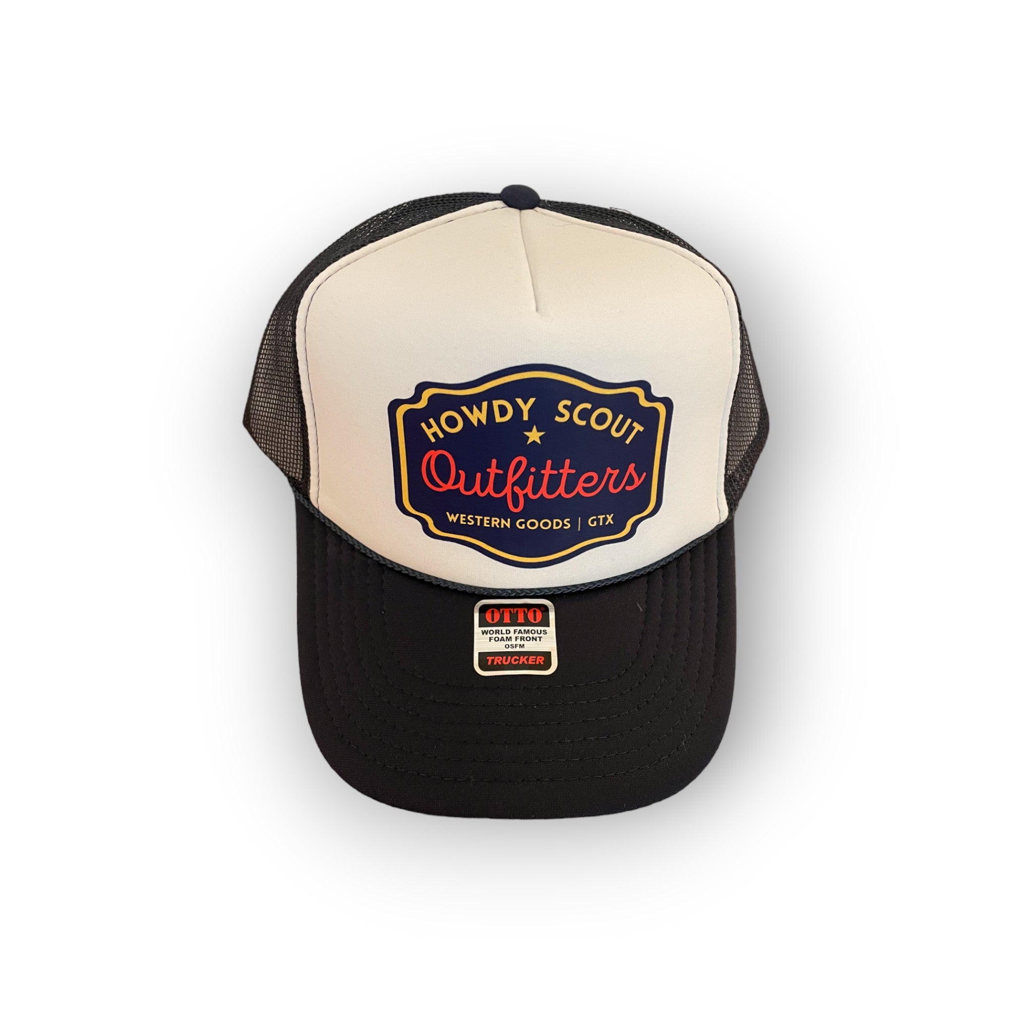 Adult Trucker - Howdy Scout Outfitters - White/Navy