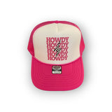 Adult Trucker - Howdy w/ Bolt - Pink