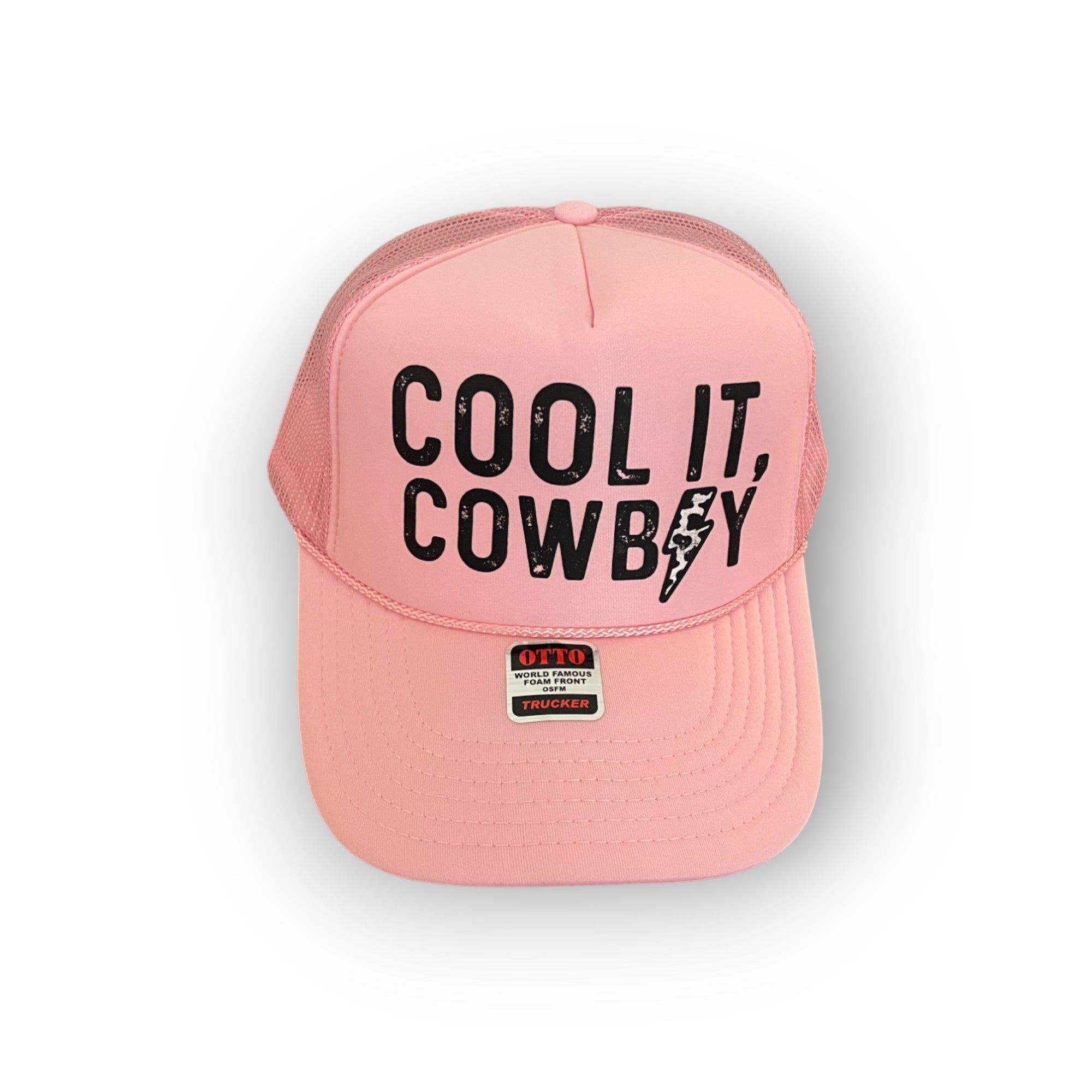 Adult Trucker - Cool It Cowboy - Pink