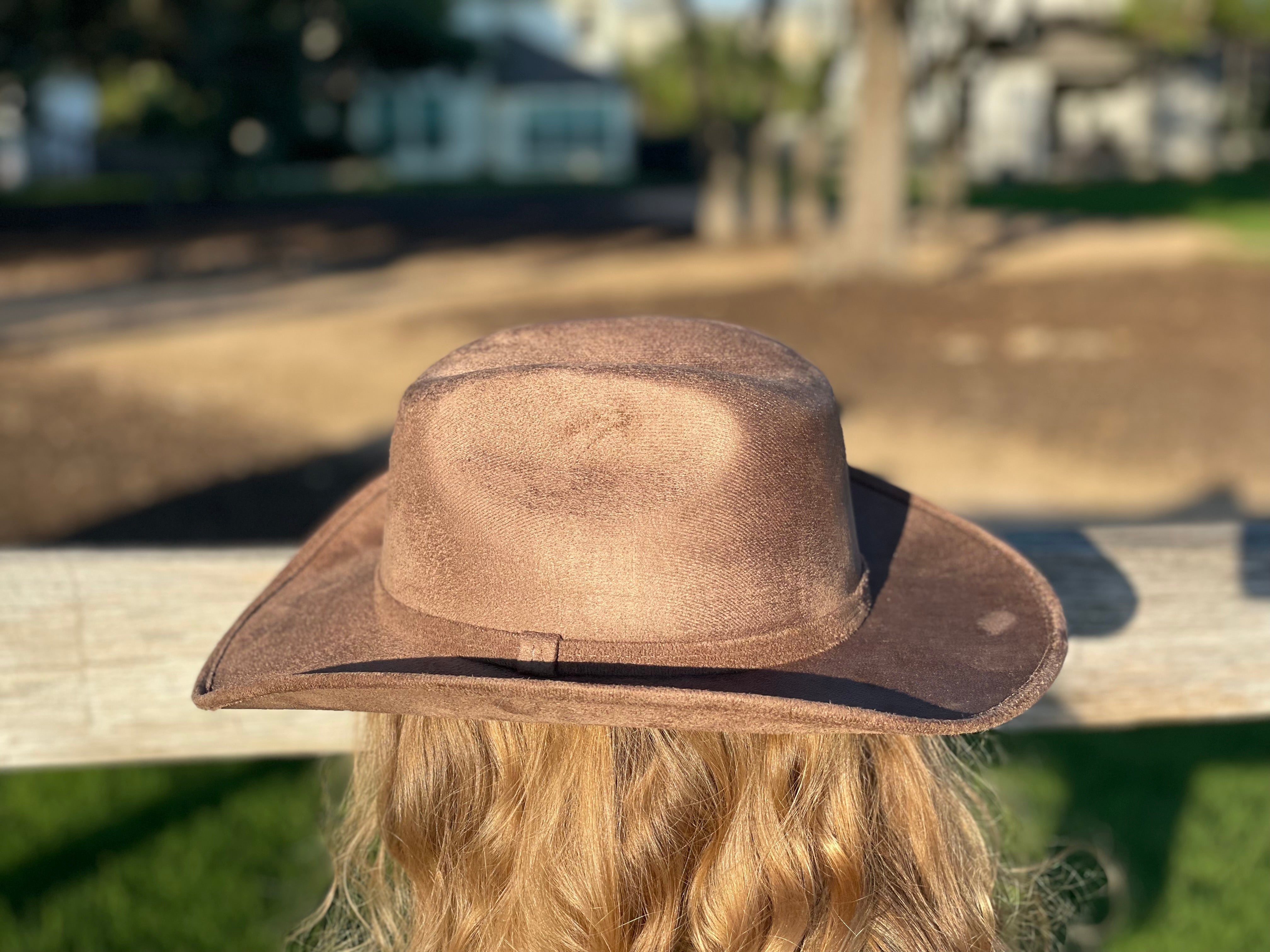 Kids Cattleman Cowboy Hat - Mocha