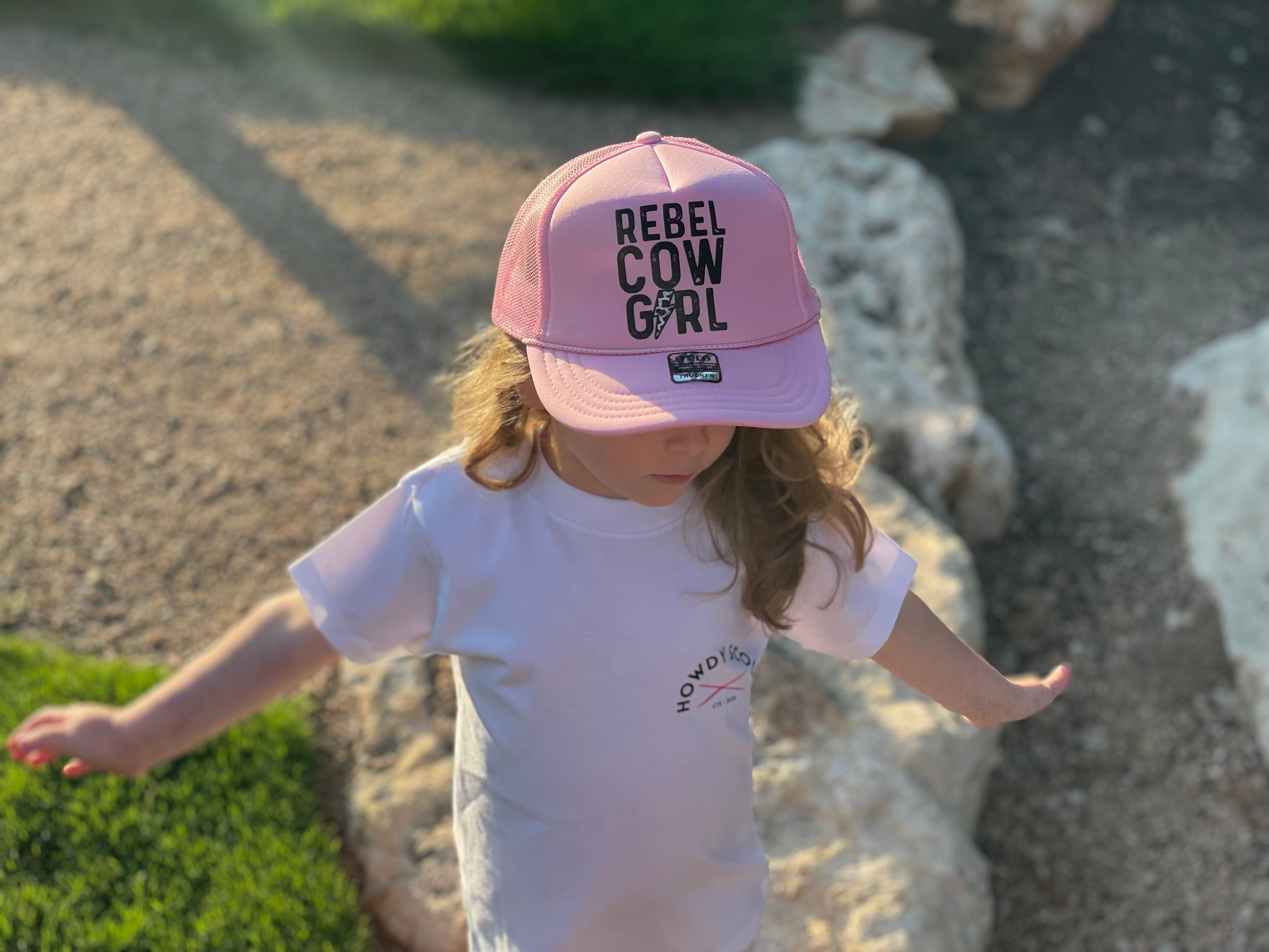 Kids Foam Trucker - Rebel Cowgirl