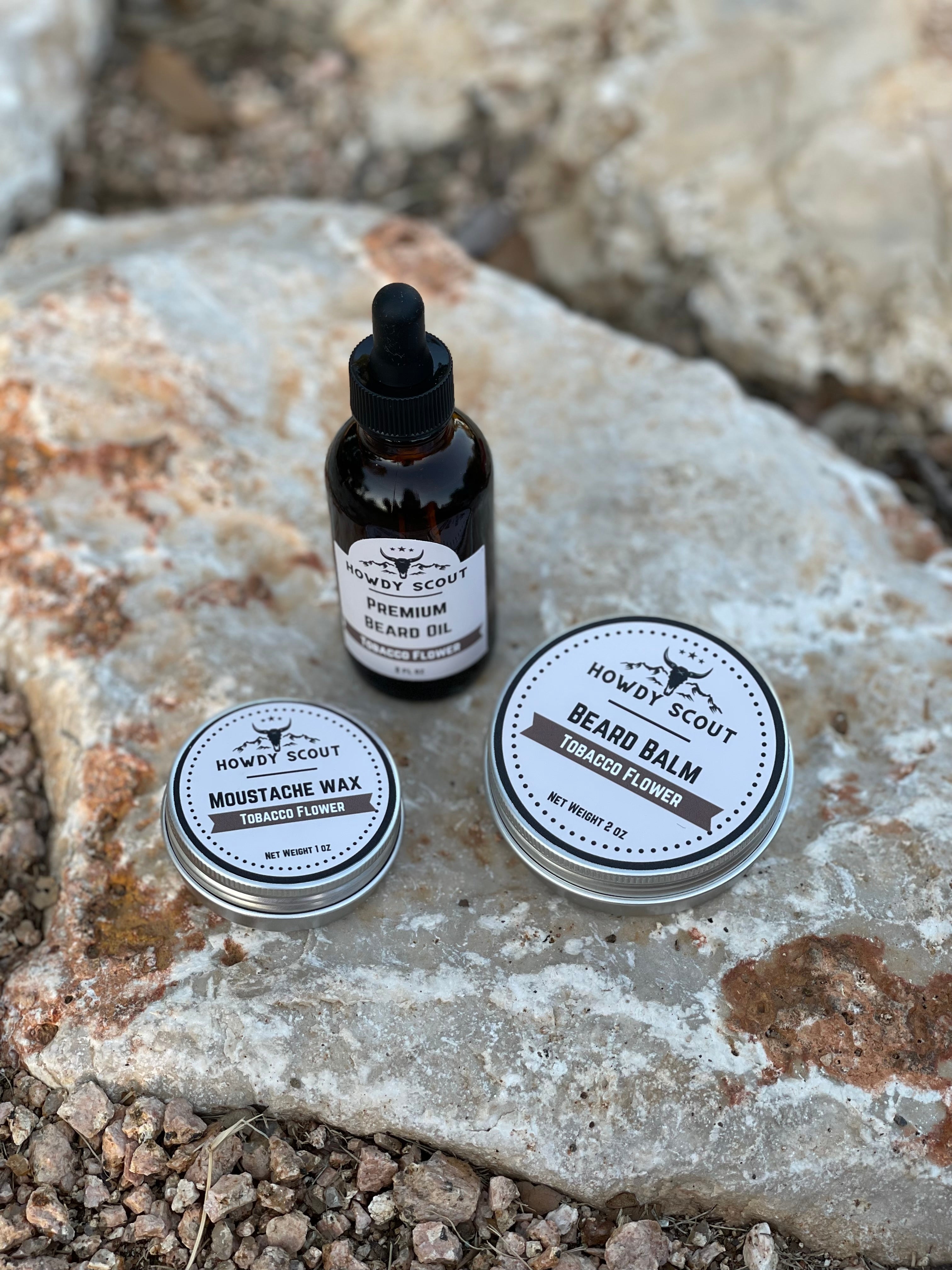 Premium Beard Oil - Tobacco Flower