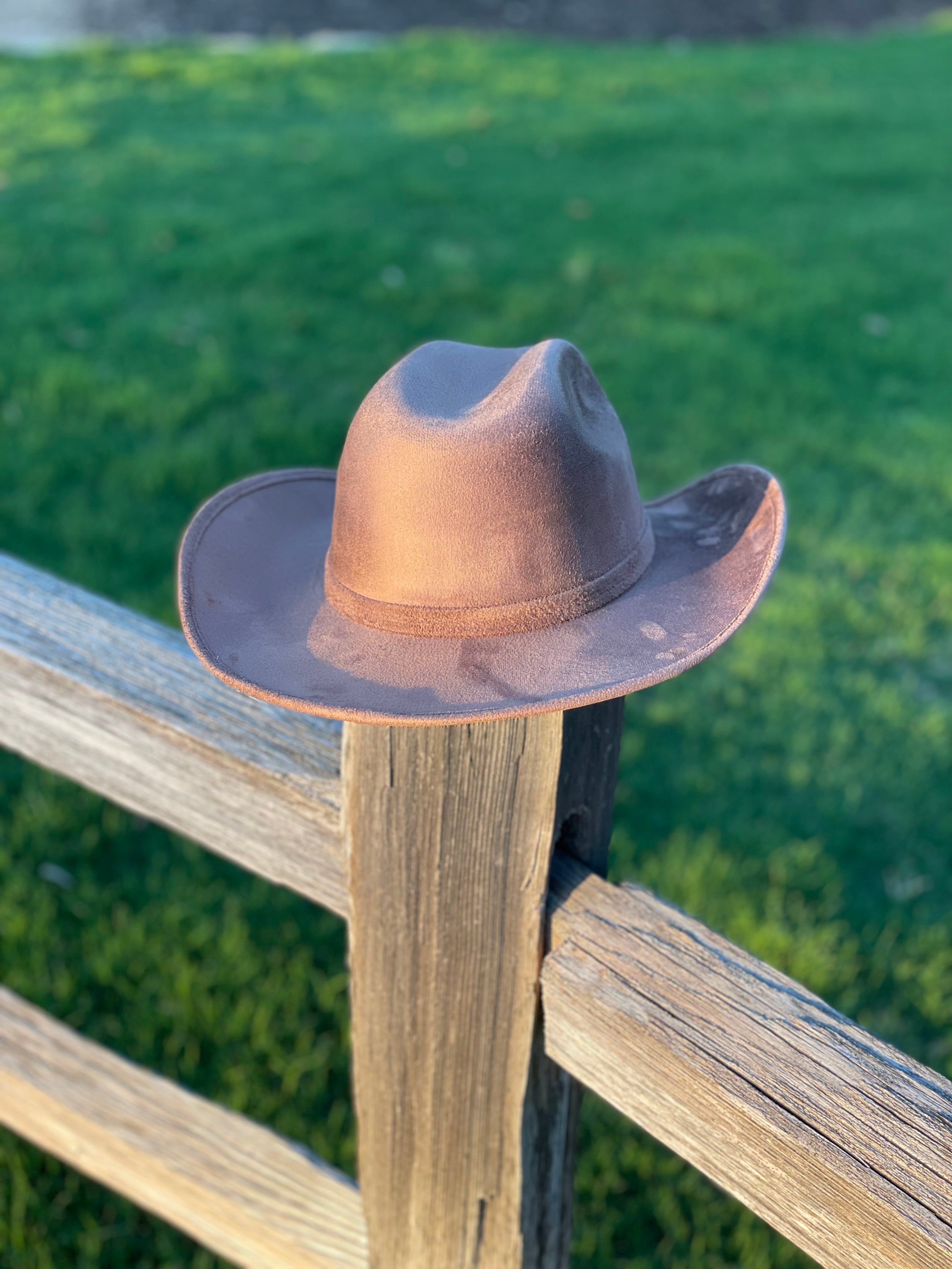 Kids Cattleman Cowboy Hat - Mocha