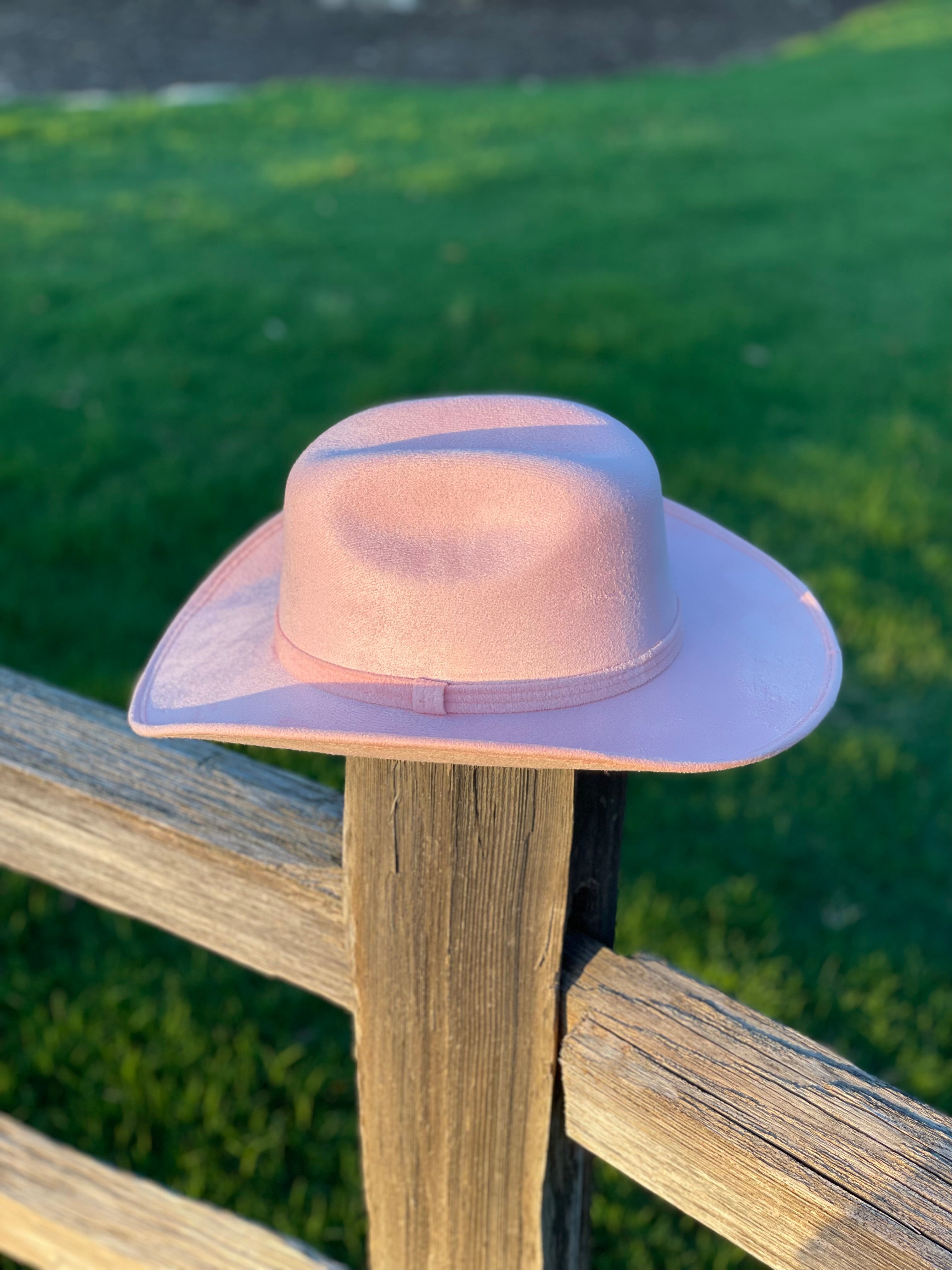 Kids Cattleman Cowboy Hat - Blush