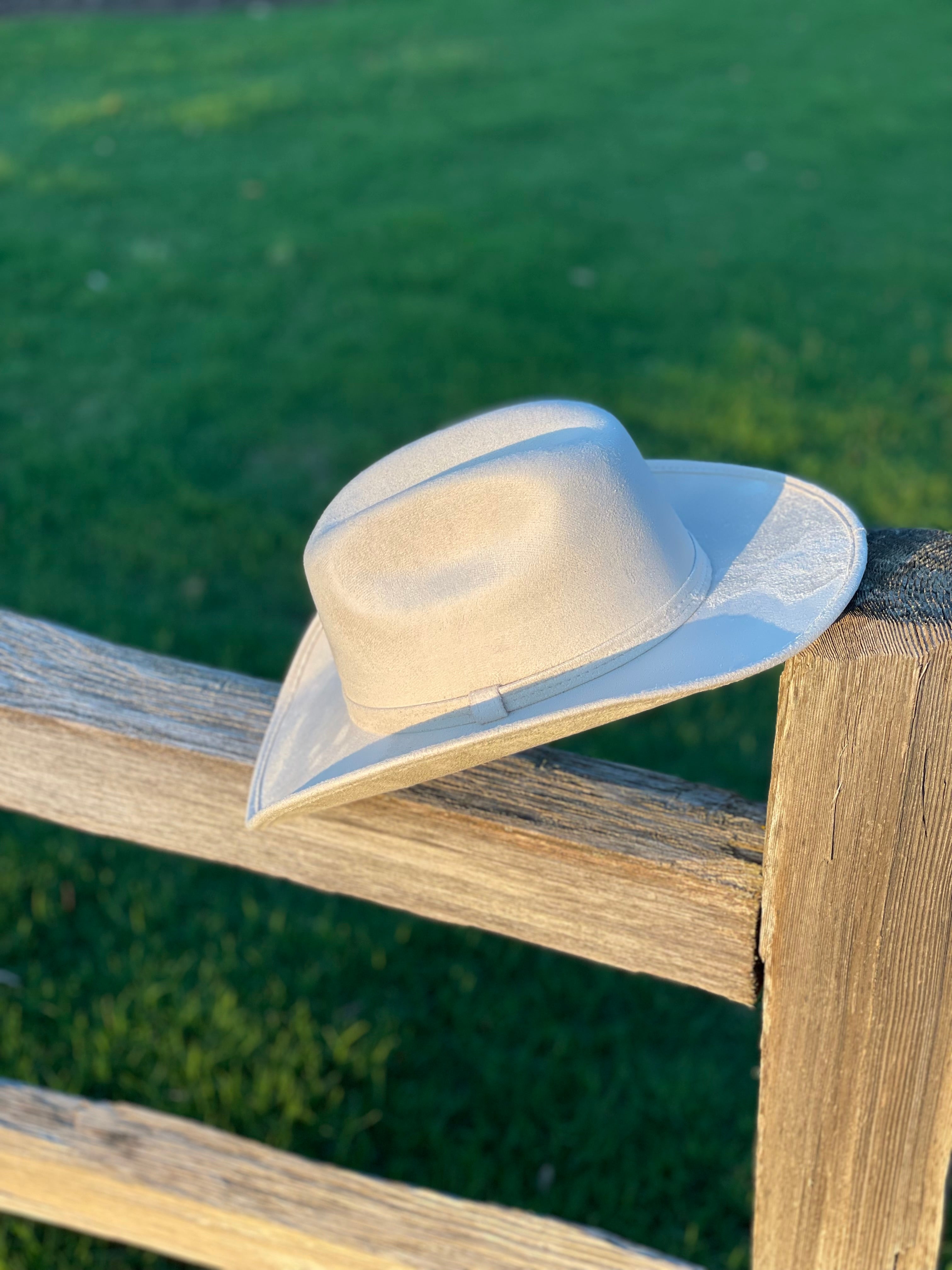 Kids Cattleman Cowboy Hat - Ivory