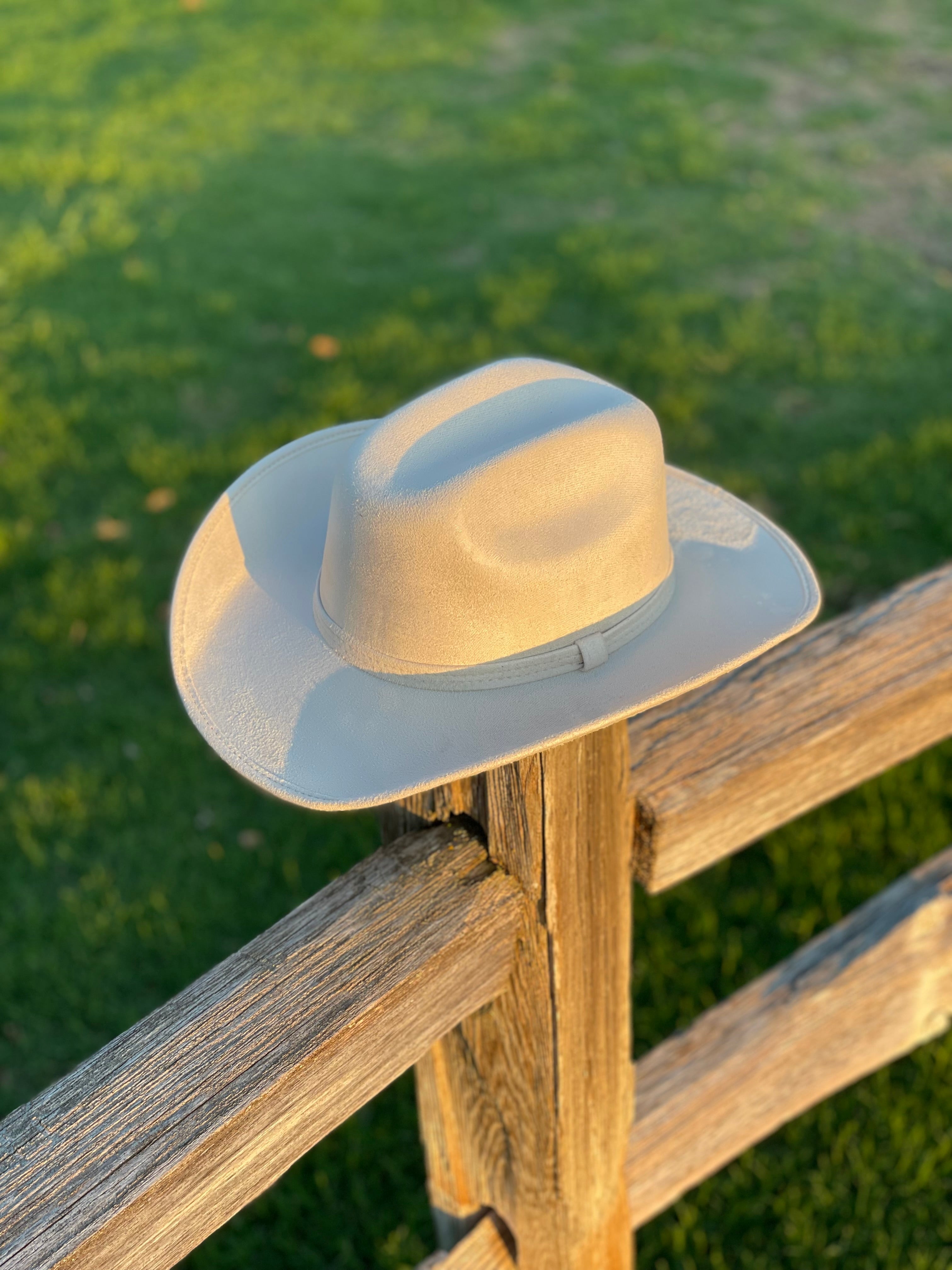 Kids Cattleman Cowboy Hat - Ivory