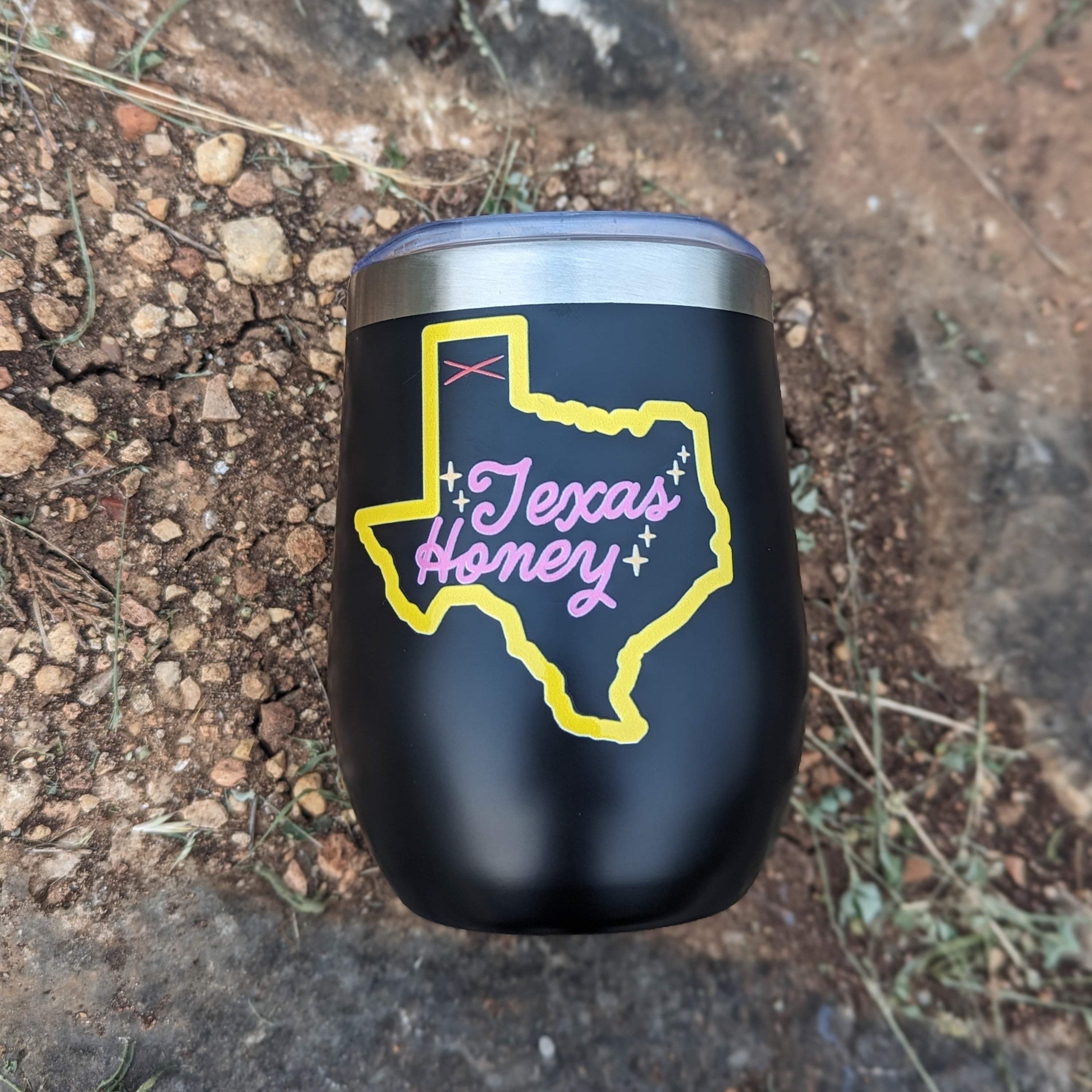 Western-Inspired 12oz Insulated Beer Tumbler - Texas Honey