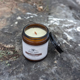 8oz Natural Beeswax Candle - Santal Black Cardamom