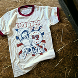 Unisex Vintage Ringer - Hotter Than A Two Dollar Pistol.