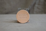 Leather Coaster: Whiskey Blooded - Light Brown